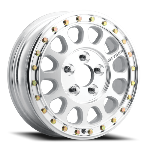 DOORBUSTER PRICING! - Method Race Mr401-R Beadlock Atv Utv Wheel 15x5 5x114.3 Machined 40mm - FREE T-SHIRT INCLUDED! | MR40155012340B