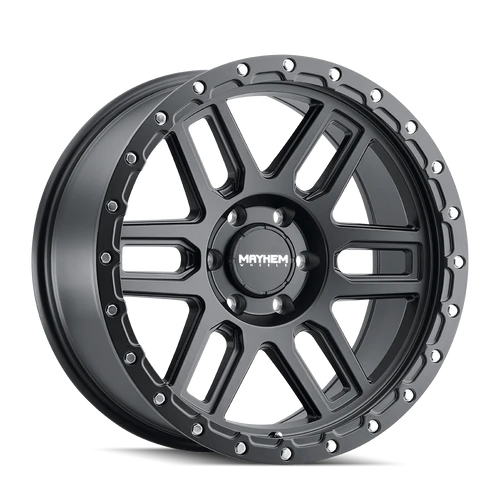 Mayhem Delta Wheels Rims 17x9 5x127 Matte Black -12mm | 8304-7973MB12