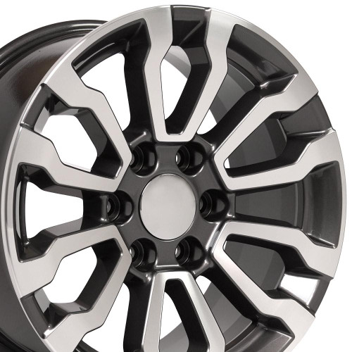 Oe Cv35 Wheels Rims 18x8.5 6x139.7 Gunmetal Machined 26mm | CV35-18085-6550-26MG