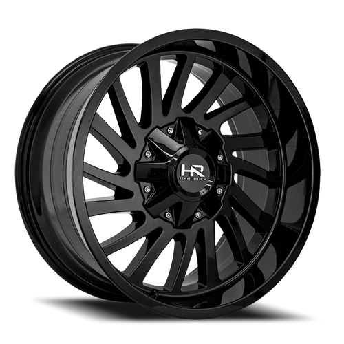 Hardrock Offroad Overdrive Wheel 20x12 6x135 & 6x139.7 Gloss Black -51mm | H708-201237151GB