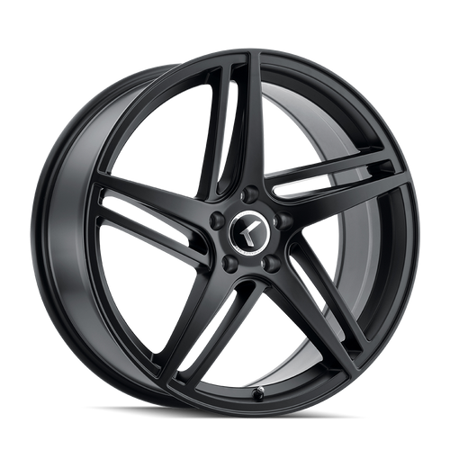 Kraze Kr195 Milano Wheels Rims 20x8.5 5x108 Satin Black 38mm | KR195-2831B38