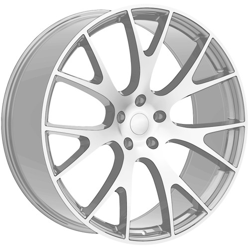 Replica 218 Wheels Rims 20x9 5x115 Silver Machined 15mm | REP218-2964SM