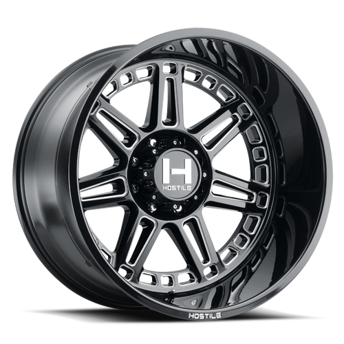 Hostile Lunatic Wheel 24x14 8x165.1 Blade Cut -76mm - MINIMUM PURCHASE OF 4 WHEELS | H124-2414816545B