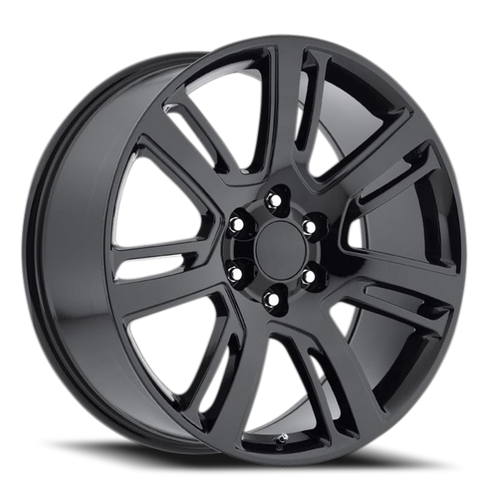 DOORBUSTER PRICING! - Replica 228 Wheel 26x10 6x139.7 Black 25mm - MINIMUM PURCHASE OF 4 WHEELS | REP228-26185B