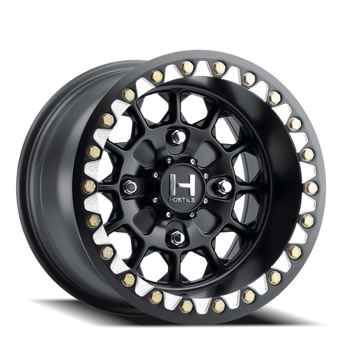 Hostile Pismo Beadlock Atv Utv Wheel 15x8 4x156 Asphalt 0mm | H325-1580415644A