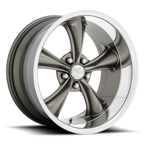 American Racing Vn338 Boss Tt Wheel 20x8.5 5x120.65 Graphite With Diamond Cut Lip 2mm | VN338208534902US
