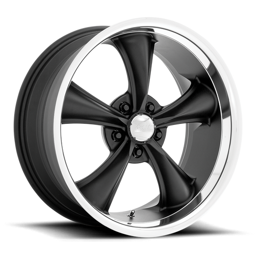 American Racing Vn338 Boss Tt Wheel 18x8 5x120.65 Textured Black With Diamond Cut Lip 2mm | VN338188034702US