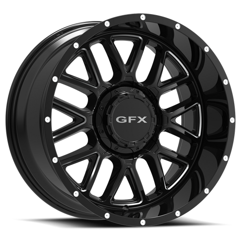 DOORBUSTER PRICING! - G-Fx Tm5 Wheel 18x9 5x127 & 5x139.7 Gloss Black Milled 0mm | TM5 890-5009-00 GBM