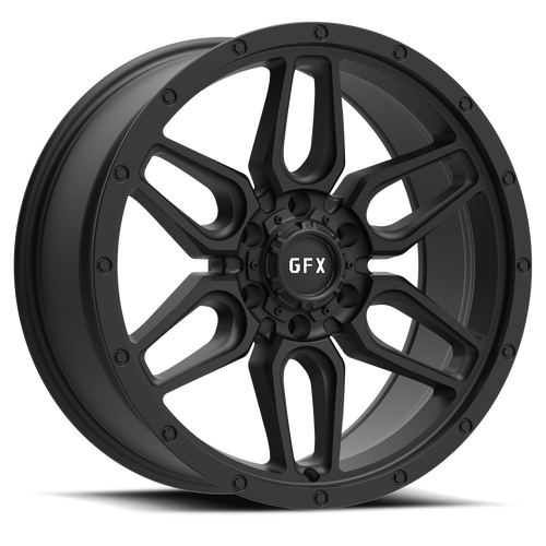 DOORBUSTER PRICING! - G-Fx Tr18 Wheel 18x9 6x139.7 Matte Black 12mm | T18 890-6139-12 MB