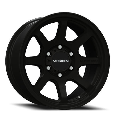 Vision Flow 351 Wheel 17x9 6x139.7 Satin Black -12mm | 351-7983SB-12
