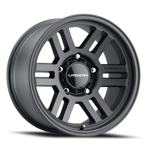 Vision Manx 2 355 Overland Wheel 16x6.5 5x130 Satin Black 45mm | 355-6632SB45