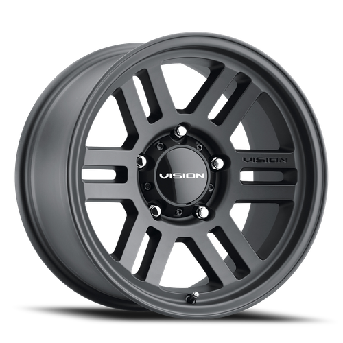 Vision Manx 2 355 Overland Wheel 17x7.5 5x160 Satin Black 45mm | 355-7775SB45