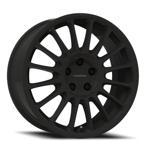 Vision Monaco 477 Wheel 18x8 5x112 Satin Black 38mm | 477-8845SB38