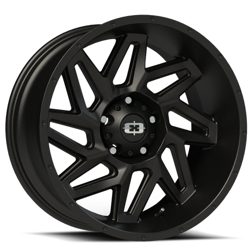 Vision Spyder 361 Wheel 22x10 5x139.7 Satin Black -19mm | 361-22085SB-19