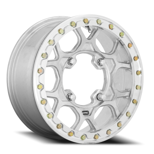 Kmc Powersports Ks433 Mesa Beadlock Forged Atv Utv Wheel 15x6 4x156 Raw Machined 38mm - FREE T-SHIRT INCLUDED! | KS43356044538A