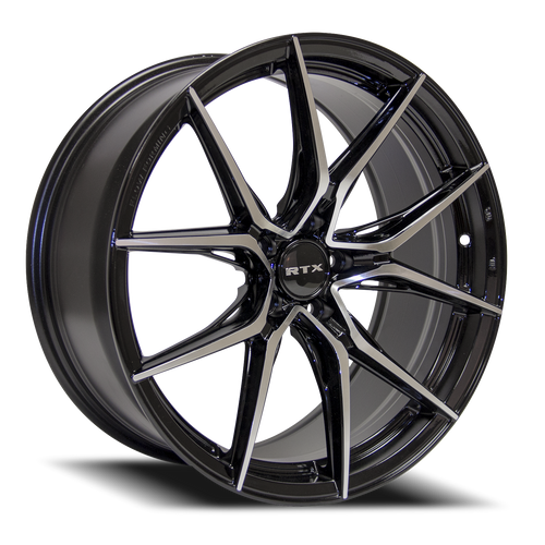 DOORBUSTER PRICING! - Rtx Slick Wheel 16x7 5x114.3 Black Machined 40mm | 82918