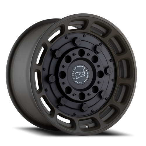 Black Rhino Warthog Wheel 20x9.5 5x127 Matte Olive Dab Green With Black Center -18mm | 2095WHG-85127N71