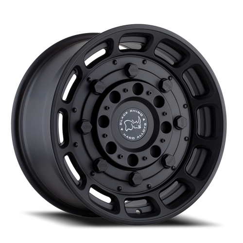 Black Rhino Warthog Wheel 17x8.5 5x127 Matte Black 0mm - FREE T-SHIRT INCLUDED! | 1785WHG005127M71