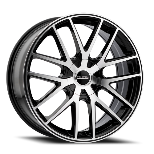 DOORBUSTER PRICING! - Touren Tr60 Wheel 20x8.5 5x112 & 5x120 Gloss Black Machined 40mm | 3260-2809B