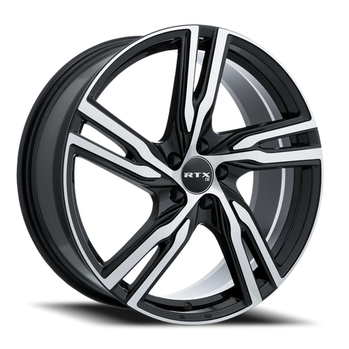 DOORBUSTER PRICING! - Rtx Gothenburg Wheel 20x8 5x108 Gloss Black Machined 45mm | 82980
