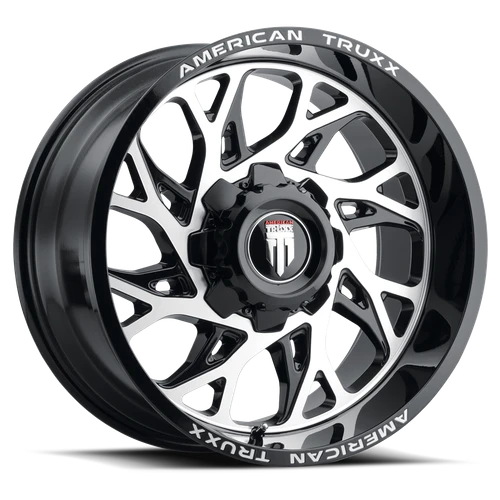 DOORBUSTER PRICING! - American Truxx At1913 Destiny Wheel 20x12 5x127 & 5x139.7 Gloss Black Machined -44mm | AT1913-2252BM-44