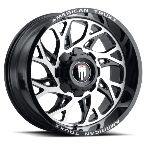 DOORBUSTER PRICING! - American Truxx At1913 Destiny Wheel 20x12 8x165.1 Gloss Black Machined -44mm | AT1913-2281BM-44