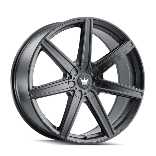 Mazzi Laguna Wheels Rims 22x8.5 5x110 5x115 Matte Black 38mm | 376-22811MB