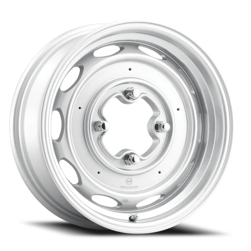 DOORBUSTER PRICING! - Mobelwagen Mw430B Interceptor Wheel - 15x5.5 4x130 Silver 20mm - FREE T-SHIRT INCLUDED! | MW-430S-55530+20
