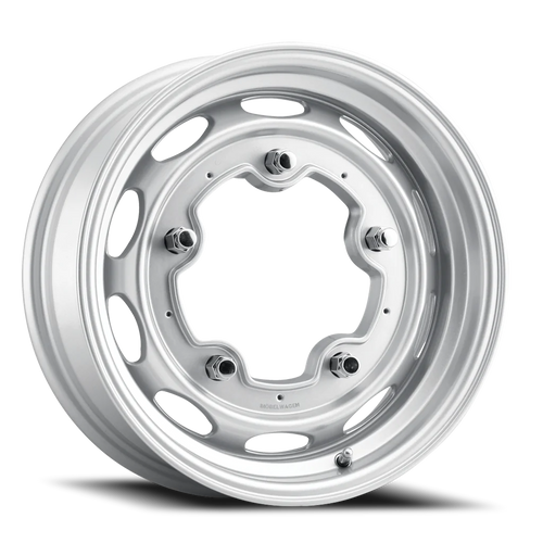 DOORBUSTER PRICING! - Mobelwagen Mw520P Interceptor Wheel 15x5.5 5x205 Silver 20mm - FREE T-SHIRT INCLUDED! | MW-520S-55520+20