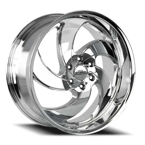 DOORBUSTER PRICING! - Strada Street Classics C05 Retro 5 Wheel 22x10 6x139.7 Chrome 24mm - FREE T-SHIRT INCLUDED! | C05263924DC