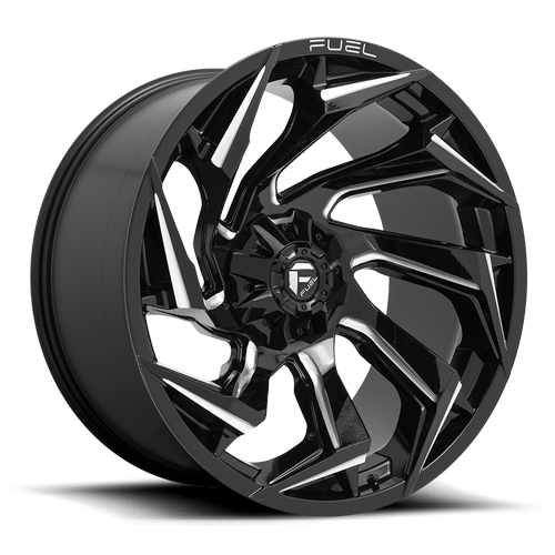 Fuel D753 Reaction Wheel 18x9 8x170 Gloss Black Milled -12mm | D75318901745