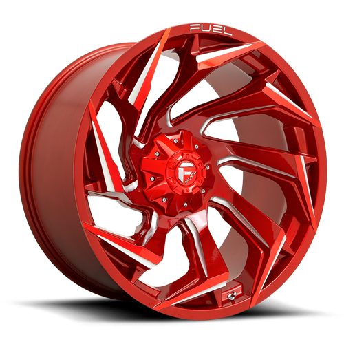 Fuel D754 Reaction Wheel 17x9 5x114.3 & 5x127 Candy Red Milled -12mm | D75417902645