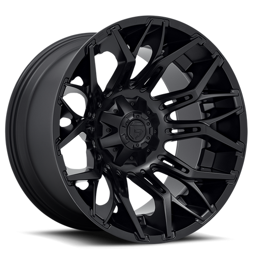 Fuel D772 Twitch Wheel 22x12 8x170 Black -44mm - MINIMUM PURCHASE OF 4 WHEELS | D77222201747