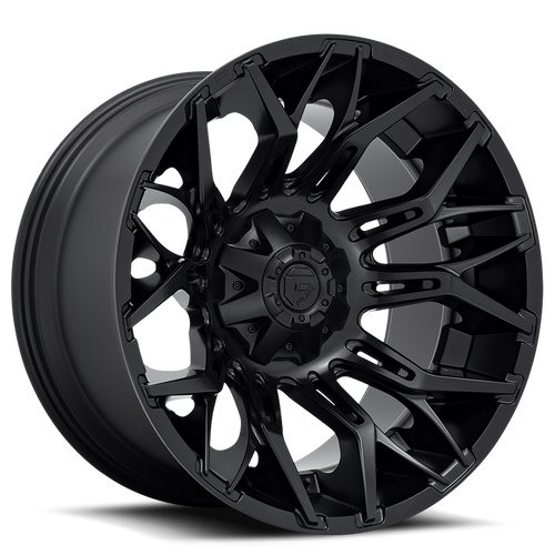 Fuel D772 Twitch Wheel 22x12 8x180 Black -44mm - MINIMUM PURCHASE OF 4 WHEELS - FREE T-SHIRT INCLUDED! | D77222201847