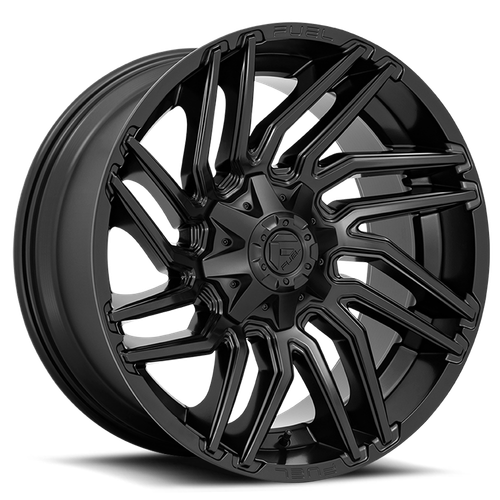 Fuel D775 Typhoon Wheel 22x12 5x139.7 & 5x150 Matte Black -44mm - MINIMUM PURCHASE OF 4 WHEELS | D77522207047