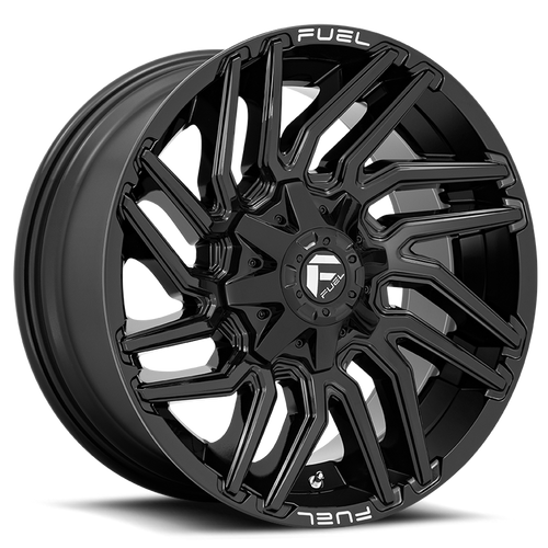 Fuel D776 Typhoon Wheel 22x12 8x180 Gloss Black -44mm - MINIMUM PURCHASE OF 4 WHEELS | D77622201847