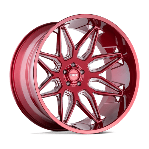 Tuff Off-Road T3B Wheels Rims 24x14 5x127 (5x5) Candy Red -72 | 2414T3B-25127R71