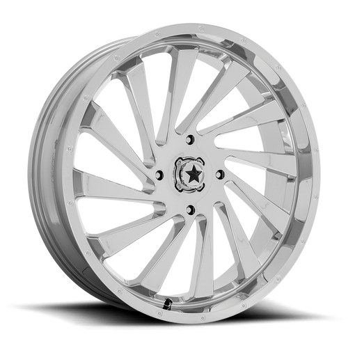 Msa Offroad M46 Blade Atv Utv Wheel 24x7 4x137 Chrome 0mm - FREE T-SHIRT INCLUDED! - MINIMUM PURCHASE OF 4 WHEELS | M46-024737C