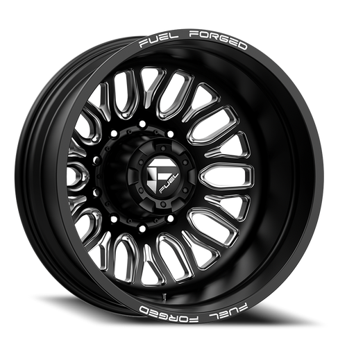 Fuel Db66 Ffc66 Dually Wheel 20x8.25 10x225 Matte Black Milled -202mm | DE662082A935