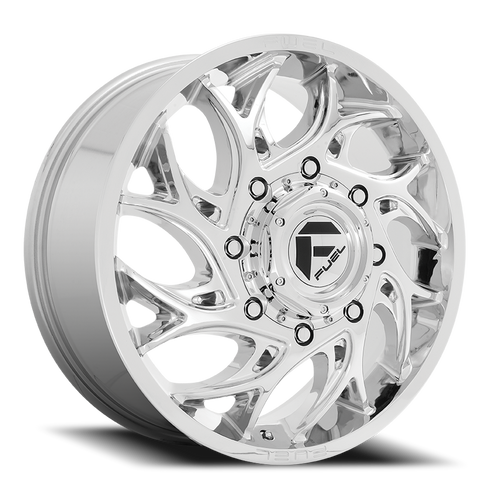 Fuel D740 Runner Dually Wheel 20x8.25 8x200 Chrome 105mm - FREE T-SHIRT INCLUDED! | D740208292