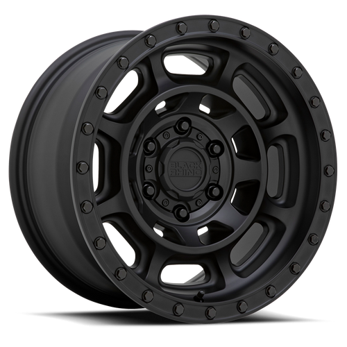 Black Rhino Convoy Wheel 17x8.5 5x127 Matte Black -18mm - FREE T-SHIRT INCLUDED! | 1785CNV-85127M71