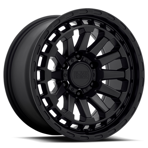 Black Rhino Raid Wheel 17x8.5 6x139.7 Matte Black 0mm - FREE T-SHIRT INCLUDED! | 1785RAD006140M12