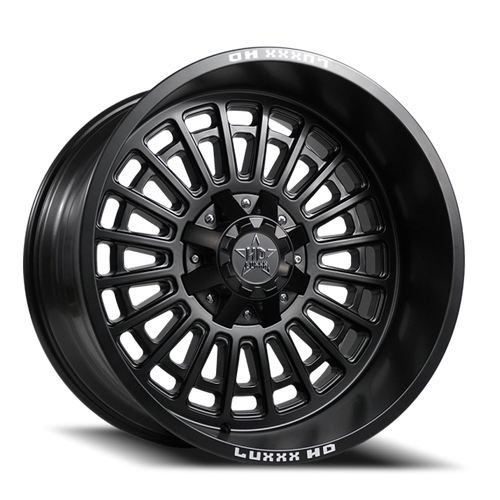 Luxxx Hd Lhd27 Wheel 17x9 5x114.3 & 5x127 Satin Black -12mm | LHD2717951143127-12D-B