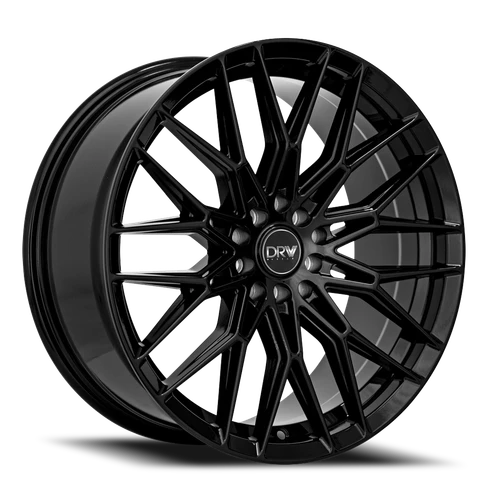 Drw D21 Wheel 18x8 5x112 & 5x114.3 Gloss Black 38mm | D21-188010H1123873BLK