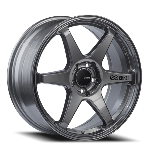 Enkei T6R Wheel 18x8 5x114.3 Gloss Gunmetal 40mm | 539-880-6540GM