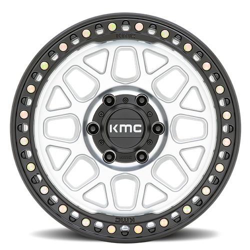 Kmc Km549 Grs 18x9 8x165.1 Machined Black Lip 18mm Wheels