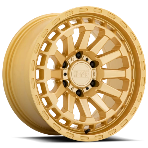 Black Rhino Raid Wheel 18x9.5 6x139.7 Gold -18mm | 1895RAD-86140L12
