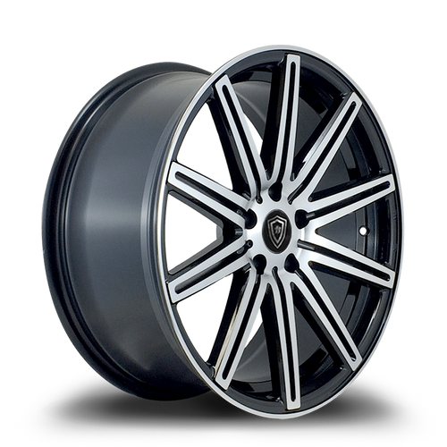 White Diamond® W7103 Wheels Rims 19x9.5 5x4.5 (5x114.3) Black Machined 35 | 71031995511435BP