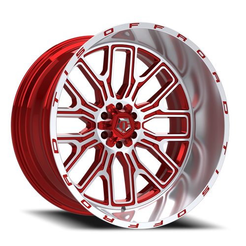 Tis 560Mrl Wheel 20x12 8x180 Gloss Red Machined -44mm | 560MRL-2128944