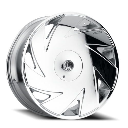 Luxxx Alloys Lux 21 Wheel 20x8.5 5x114.3 & 5x120 Chrome 31mm | LUX2120855114120+31B-C